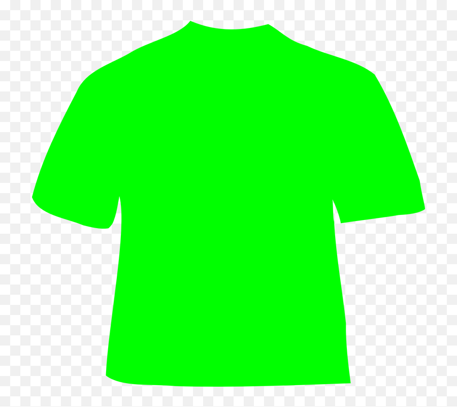 Tshirt Clipart Green Shirt - Neon Green Shirt Clipart Png,Green Shirt Png