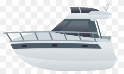 Motor Boat Travel Sticker - Joypixels Marine Architecture png