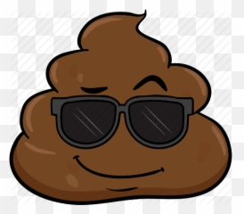 Poop Icon Png - Poop Emoji With Sunglasses,Shit Emoji Png