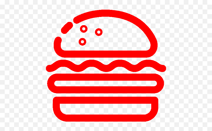 Hamburger Red Icon Free Png Download Skypng - Hamburger,Free Hamburger Icon