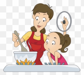 Free Cooking Clipart Png Download - Cook With My Mother,Baking Clipart Png