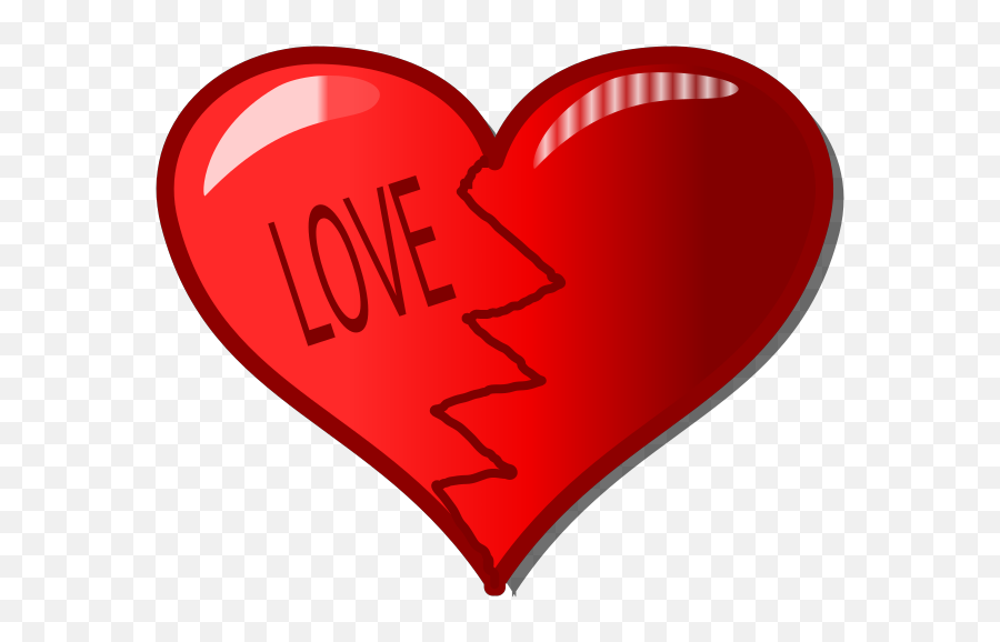 Broken Heart Png Svg Clip Art For Web - Download Clip Art Clip Art,Heart Icon On Snapchat