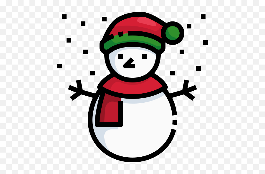 Snowman Christmas Xmas Winter Snow Free Icon - Icon Vector Snowman Black And White Png,Royalty Icon