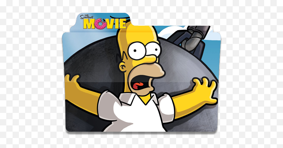 Icono Los Simpsons Carpeta Carpetas Homero Gratis De - Homer Simpson Wallpaper Iphone Png,Homero Png