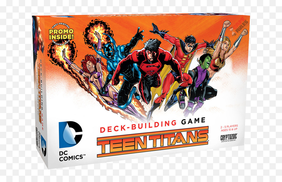 Download Hd Teen Titans Go Logo Png - Dc Deck Building Game Teen Titans,Teen Titans Logo Png
