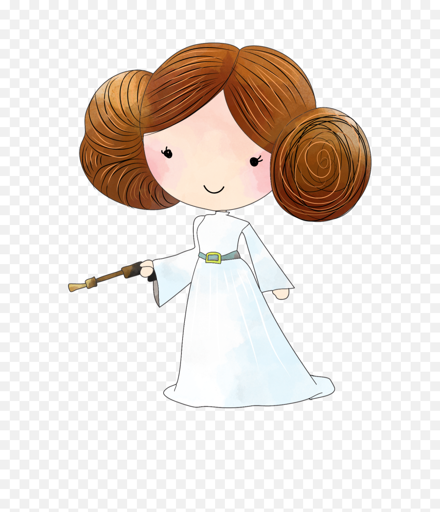 Star Wars Princess Leia Clipart - Star Wars Clipart Princess Leia Png,Leia Png
