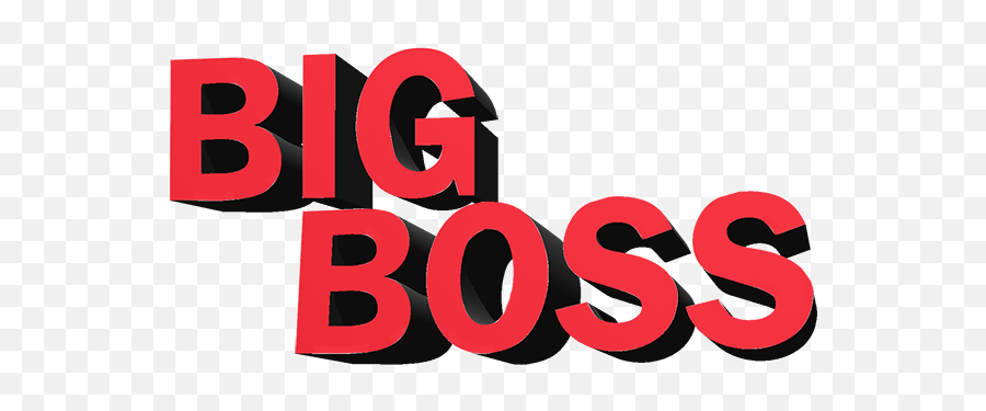 Big Boss Logo Png - Big Boss Text Png,Big Boss Png