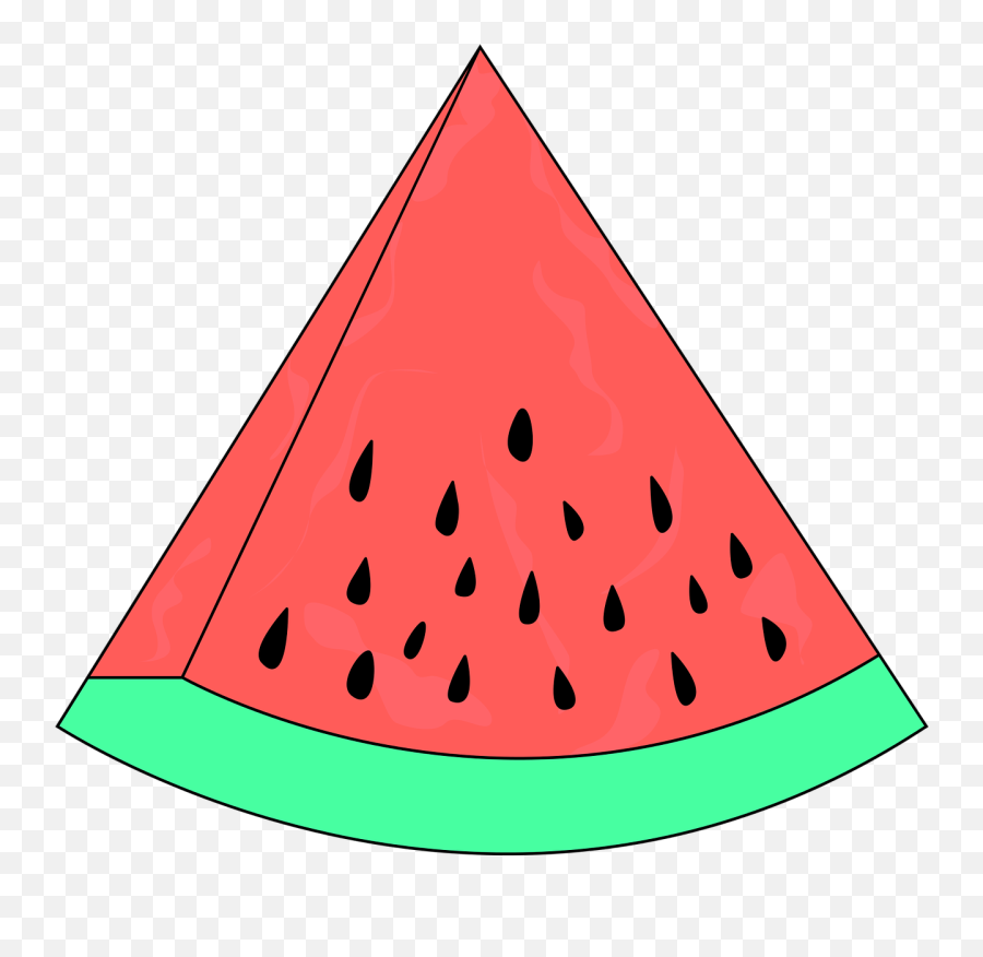 Hot Love Slice - Slice Of Watermelon Clip Art Png,Watermelon Slice Png