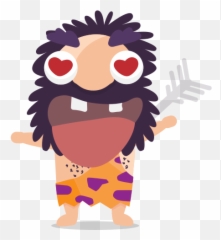 Cave Man Emoticon Emoji Sticker Love Free Icon Of The - Sticker De Amor Hombre Png,Cave Png