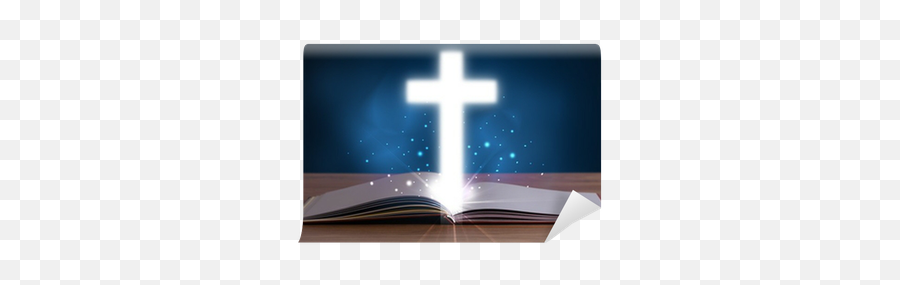 Glowing Cross In The Middle Wall Mural - Cross Png,Glowing Cross Png