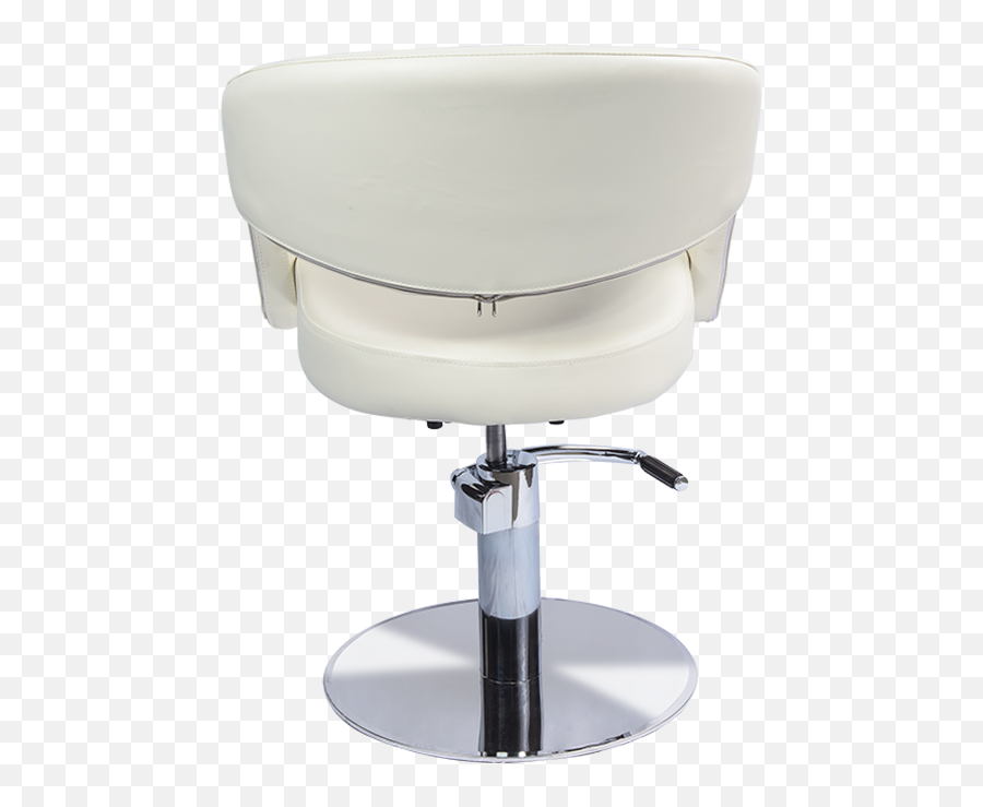 Austin Styling Chair In Ivory White - Salon Chair Back Png,Stool Png