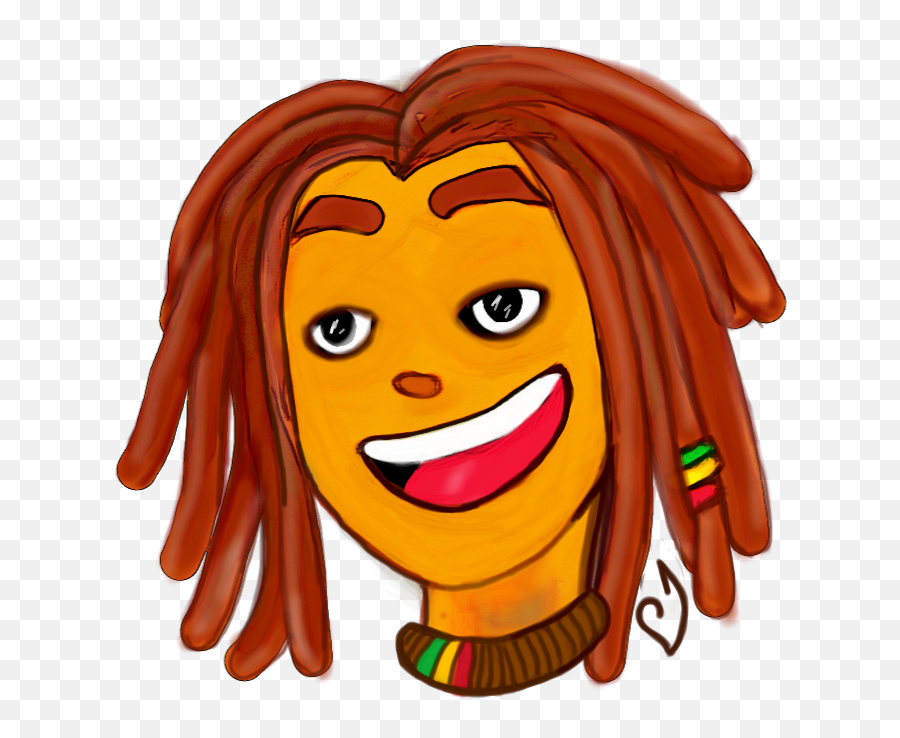 Dreadlocks Clip Art Drawing Cartoon - Cartoon Dreadlocks Png,Dreadlocks Png