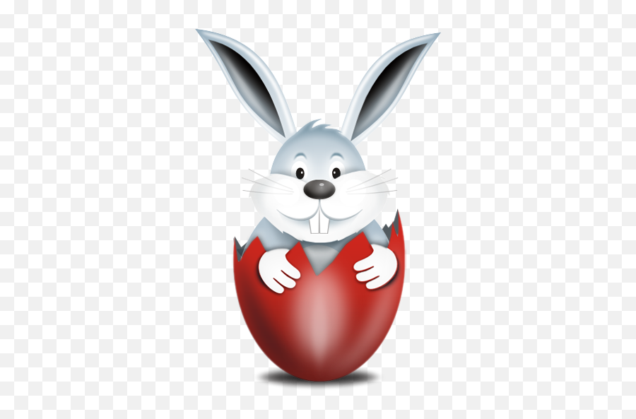 Easter Bunny With Eggs Png Transparent - Rabbit Easter Egg Png,Easter Bunny Transparent