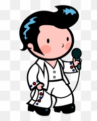 Library Of Elvis Presley Cartoon Image - Elvis Presley Drawing Easy Png,Elvis Png