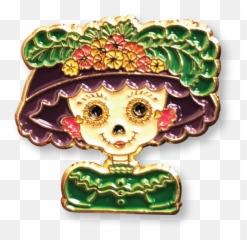 La Catrina Pin - Cartoon Png,Catrina Png