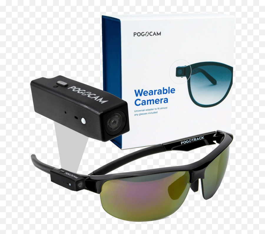 Pogocam Wearable Hd Camera With 100 Uv Pogotrack Magnetic - Video Camera Png,Transparent Deal With It Glasses