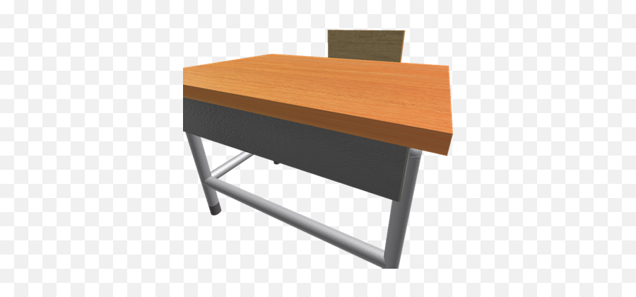 School Desk And Chair - Roblox Coffee Table Png,School Desk Png