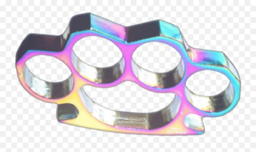 Rainbow Colorful Colors Brass Knuckles - Circle Png,Brass Knuckles Png