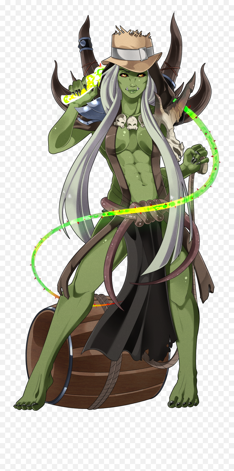 Download Hd Art Dnd Orc Commission - Cartoon Transparent Dnd Orc Png,Orc Png