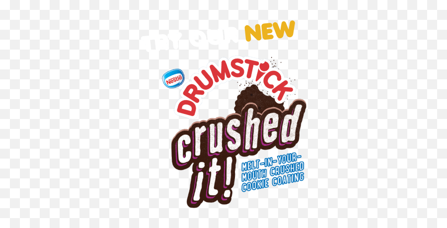 Nestlé Drumstick U2022 The Original Sundae Cone - Drumstick Crushed It Png,Drumstick Transparent
