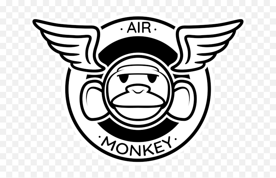 Air Monkey By Sam - Doodle Heart With Wings Png,Monkey Logo