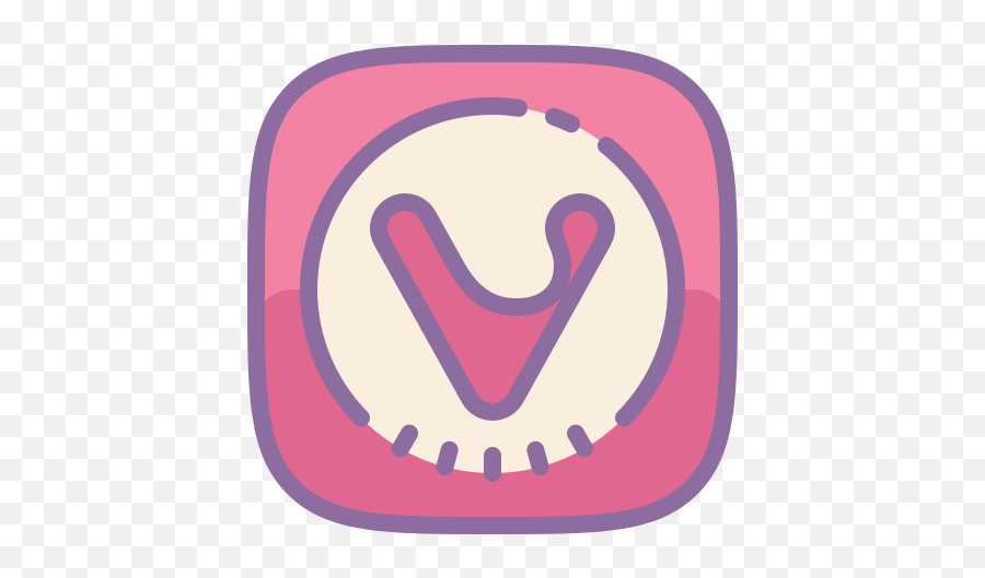 Vivaldi Web Browser Icon - Free Download Png And Vector Illustration,Web Browser Png