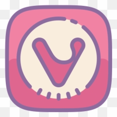 Vivaldi Web Browser Icon - Free Download PNG and Vector Illustration