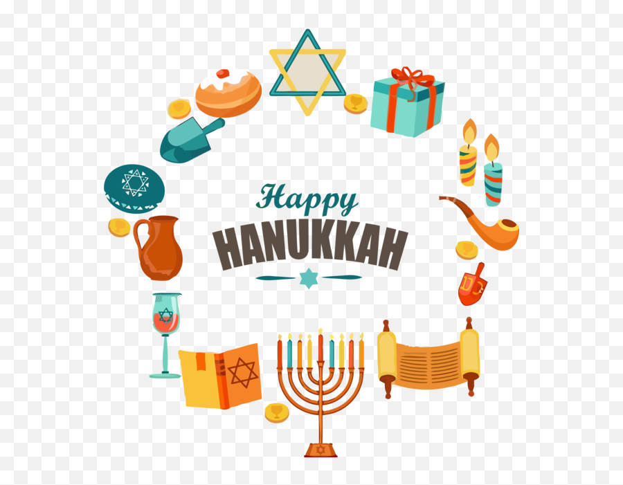 Download Hanukkah Orange Celebrating Sharing For Happy - Happy Png,Orange Transparent Background