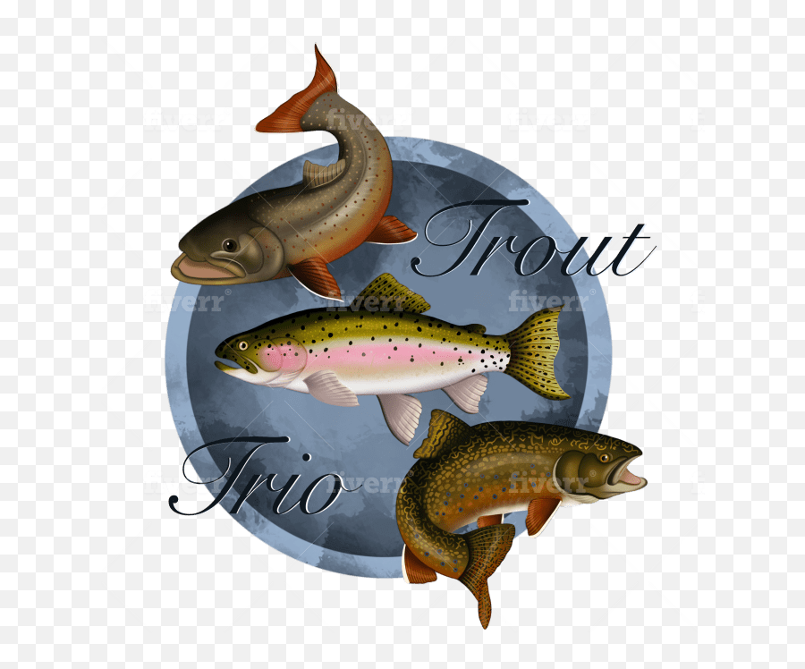 Draw You A Fish Logo Design By Nafeysart - Coastal Cutthroat Trout Png,Fish Logo