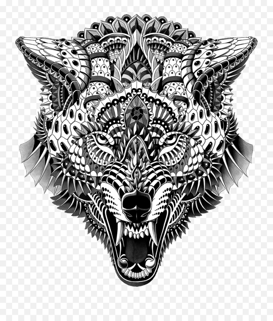 Wolf Head Sticker - Bioworkz Wolf Png,Wolf Head Png