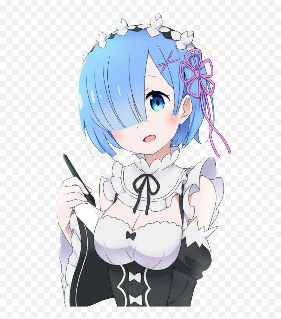 Rem Re Zero Chibi Transparent Png Image - Rem Re Zero Transparent,Rem Png