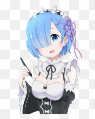 Rem Zero Chibi Transparent Png Image