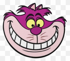 Sonrisa Del Gato De Alicia En El Pais - Alice In Wonderland Cheshire Cat Head Png,Cheshire Cat Png