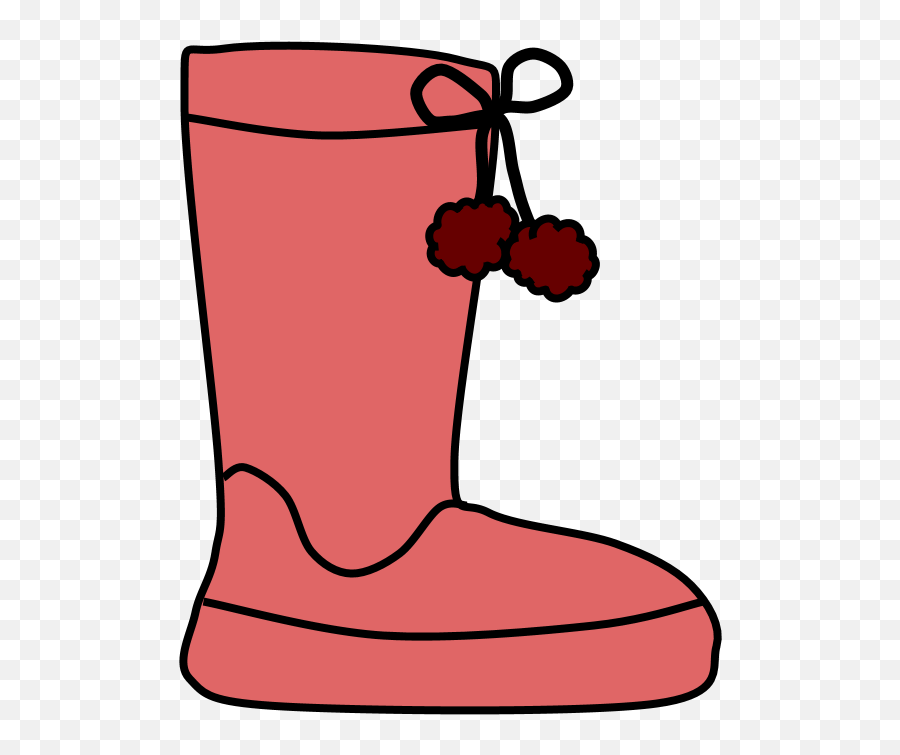 Boots U2013 Clipartshare - Snow Boot Clipart Png,Pom Pom Png