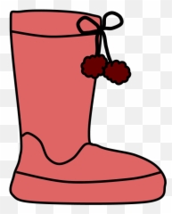 Boots U2013 Clipartshare - Snow Boot Clipart Png,Pom Pom Png