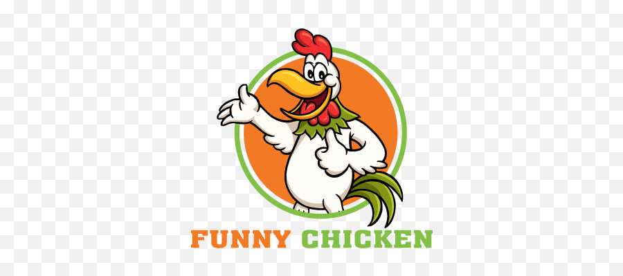 Funny Chicken - Cartoon Png,Funny Logo - free transparent png images -  