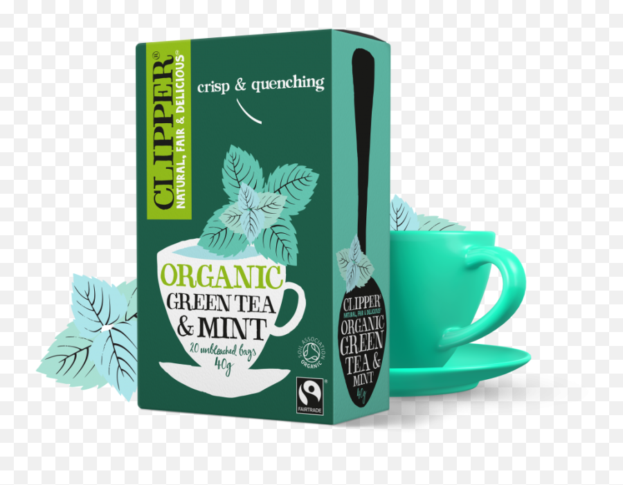 Organic Fairtrade Pure Green Tea - Clipper Organic Chai Green Tea Png,Green Tea Png