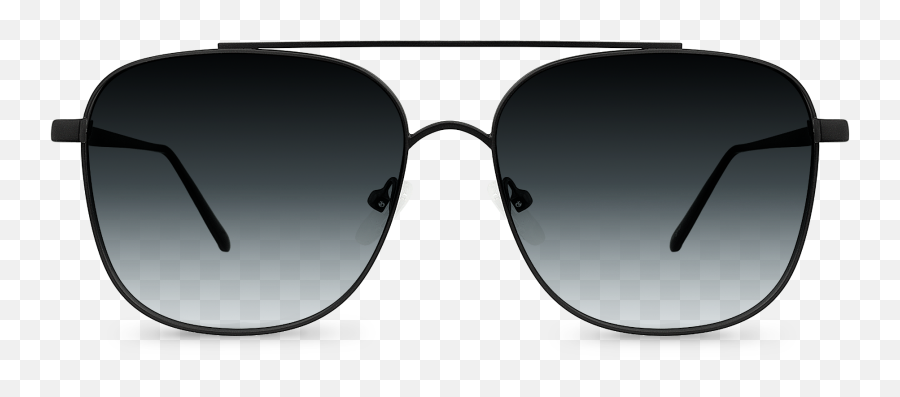 Sergio Black Aviator Sunglasses - Hold Please Quay Png,Aviator Glasses Png