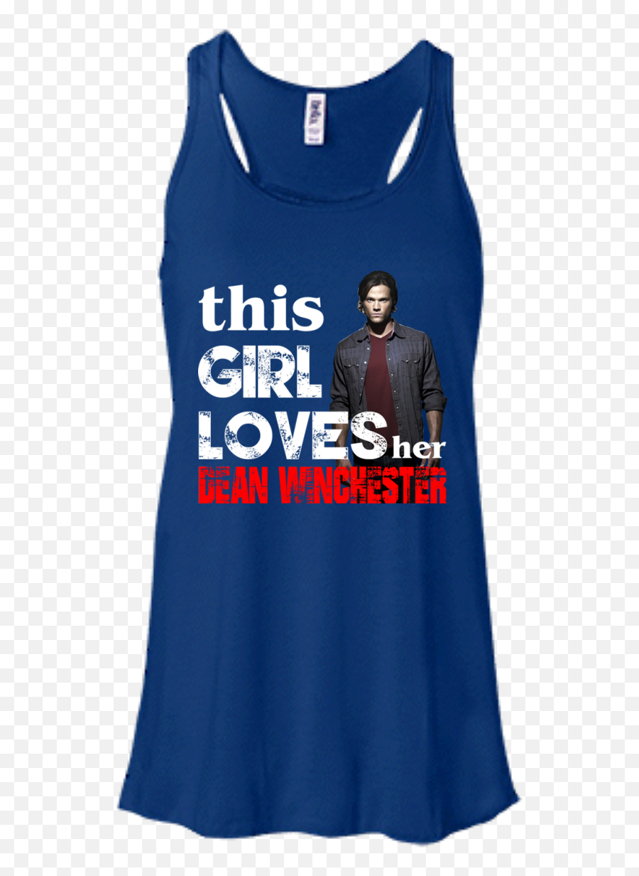 This Girl Loves Her Dean Winchester Shirt Hoodie Tank - Supernatural Season 4 Png,Dean Winchester Png