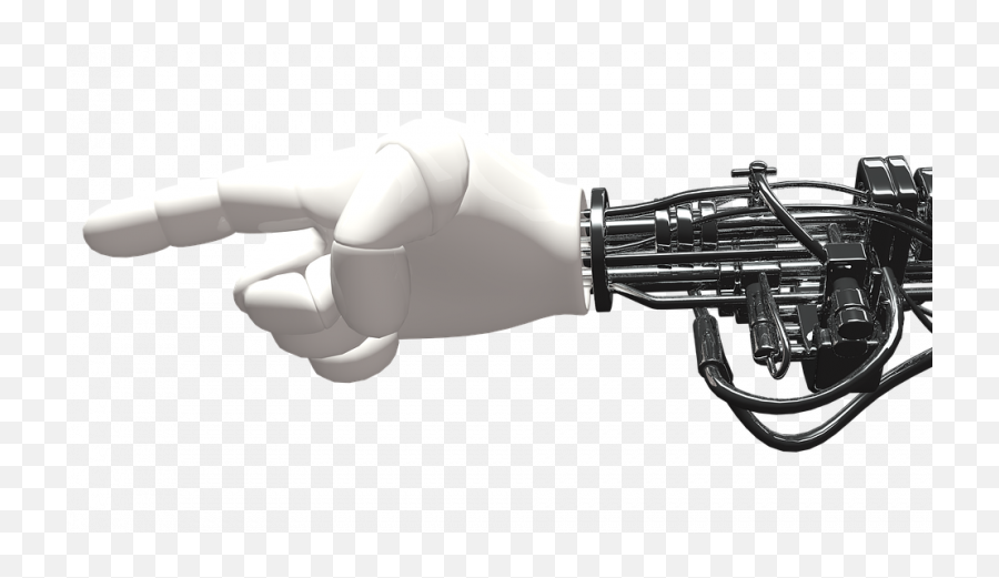 Hand With A Pointer Finger Extended - Transparent Robot Hand Png,Robot Transparent Background