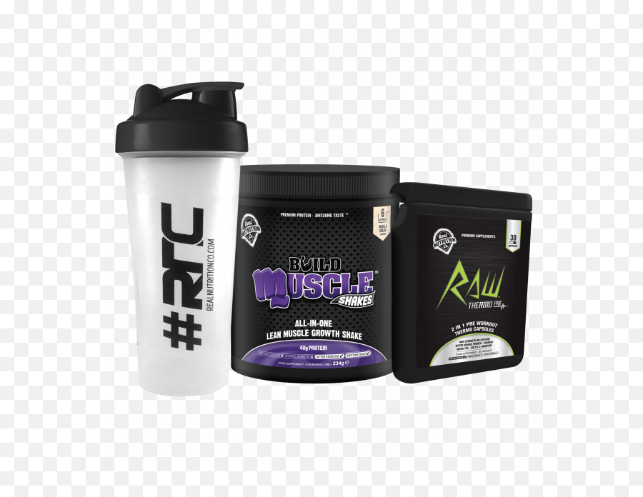 Muscle Shakes Build Starter Pack - Training Water Bottle Png,Lean Cup Png
