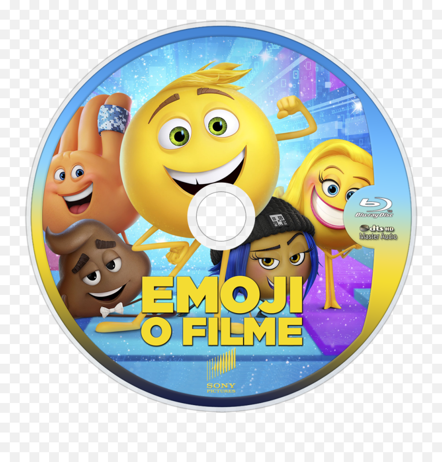 Emoji Movie Bluray Disc Image - Emoji Movie Png,Emoji Movie Png