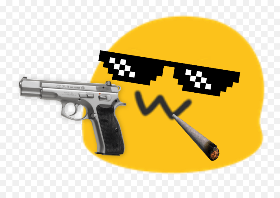 Gangstablob - Cz 75 Png,Gun Emoji Transparent