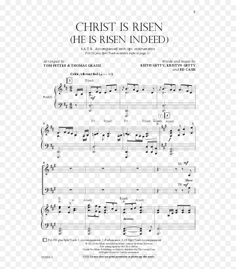 Christ Is Risen - Music Book Png,He Is Risen Png