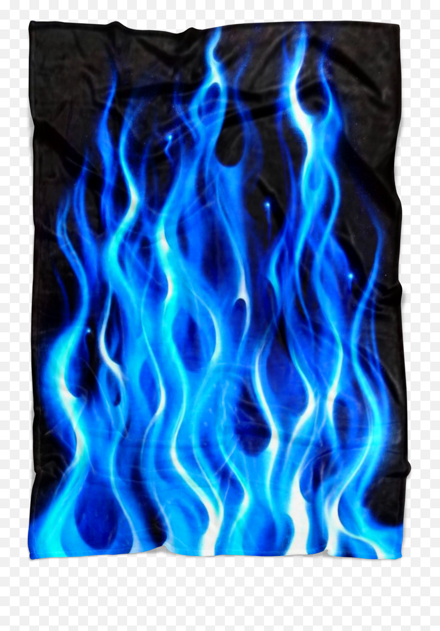 Blue Flame Fleece Blanket U2013 Stonecrowe Trading Co - Blue Flame Png,Blue Fire Png