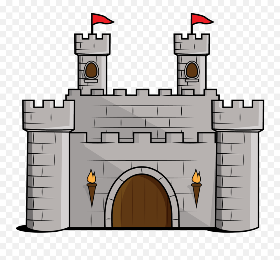 medieval castle wall clipart