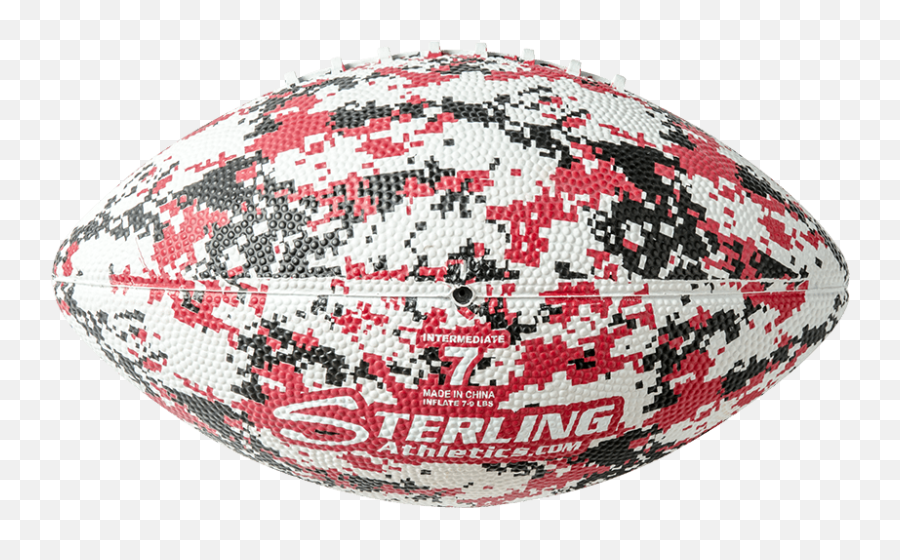 Digital Camo Rubber Camp Football - For American Football Png,Football Laces Png