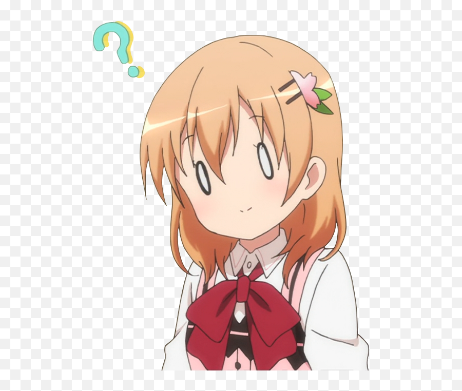Confused Anime Png Transparent Image - Cocoa Hoto Transparent Chibi,Confused Transparent