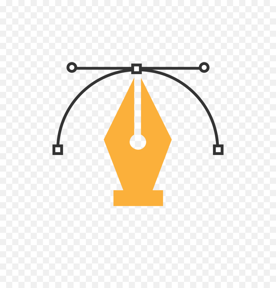 Pen Tool Flat Icon Vector - Pen Tool Logo Png,Tool Icon Png