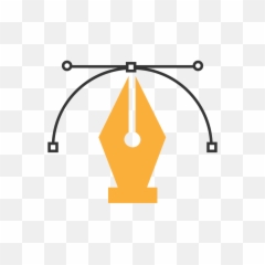 Pen Tool Flat Icon Vector - Pen Tool Logo Png,Tool Icon Png